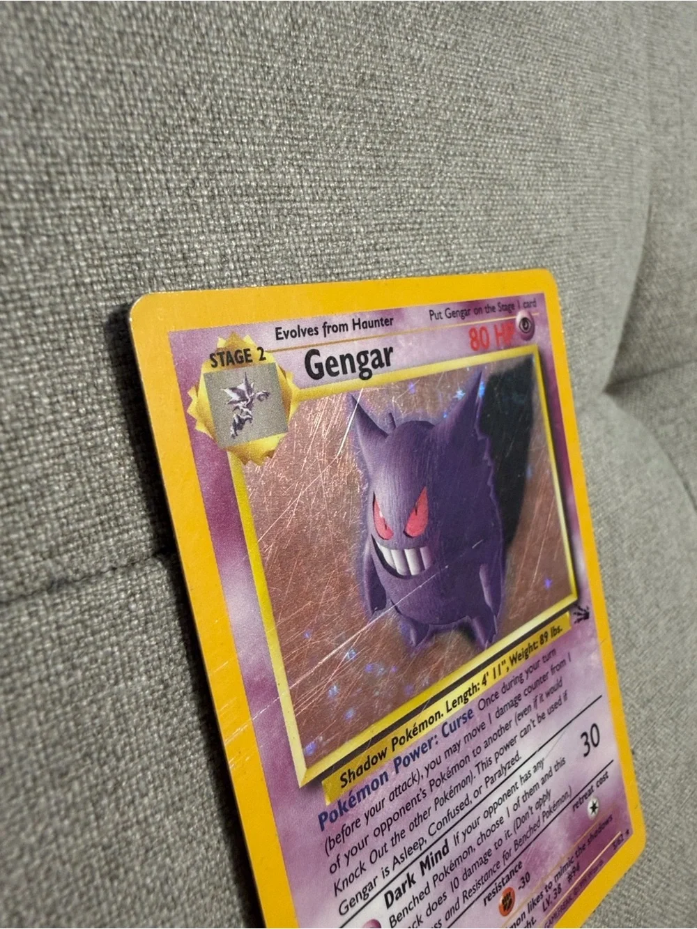 Pokemon holographic gengar